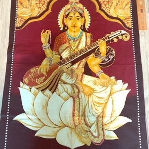 BEAUTIFUL HINDI GODDES HANDMAKE BATIK